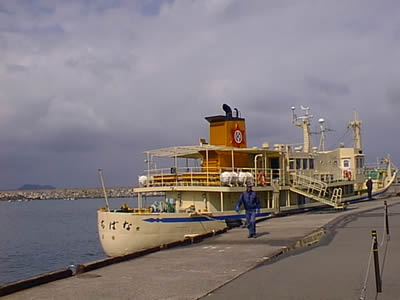 山陰の船舶 萩海運 連絡船 たちばな